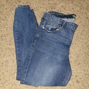 Medium Wash Rockstar Skinny Jeans